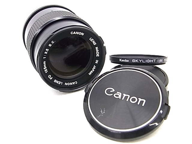 h1037 CANON FD 135mm 1:3.5 S.C.　キャノン　カメラ　レンズ