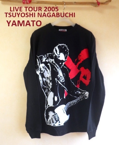 ●LIVE TOUR2005『YAMATO』ツアーTシャツ黒●長袖長渕剛大和魂