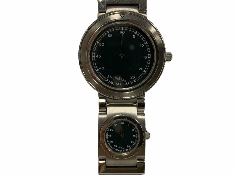 JAUGER CLUB ジャガークラブ ダブルフェイス クォーツ 腕時計 時計 現状品
