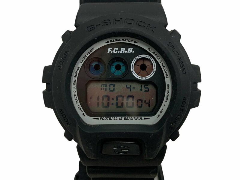 CASIO カシオ G-SHOCK DW-6900FS 腕時計 F.C.R.B. コラボ FCRB-180093 時計 ブラック 箱付 動作確認済