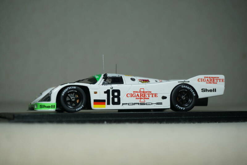 1/43 タバコデカール ルマン 962最終出場 spark Porsche 962 C #18 1993 Le Mans 24h 9th Joest ポルシェ ヨースト CIGARETTE C2 962C