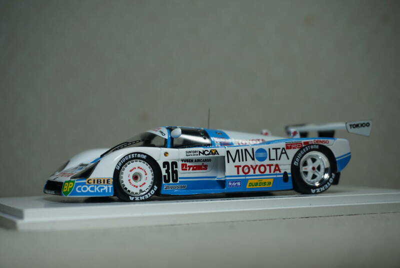 1/43 ルマン spark TOYOTA 88C #36 1988 Le Mans 24h トヨタ トムス tom's toms MINOLTA ミノルタ 関谷 リース 星野 TTT 87-C 87 c 88-C