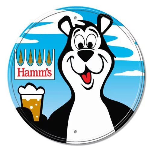アルミ看板 Hamm's BEER (2639) ティンサインプレート アメリカン雑貨 ガレージ SHOP インテリア ガレージ ディスプレイ