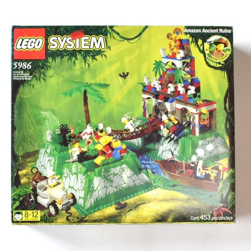 【新品未開封】レゴ システム LEGO SYSTEM 5986 アマゾンの古代遺跡 Amazon Ancient Ruins 世界の冒険シリーズ ADVENTURES【激レア】