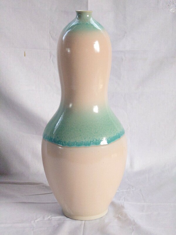 花器 花瓶 焼き物 壺 高さ50cm 現状品