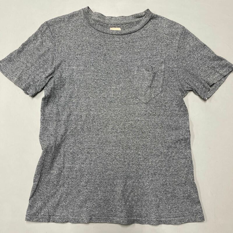 Sanca サンカ ポケット付き Tシャツ ポケT 杢グレー 半袖 日本製 MADE IN JAPAN