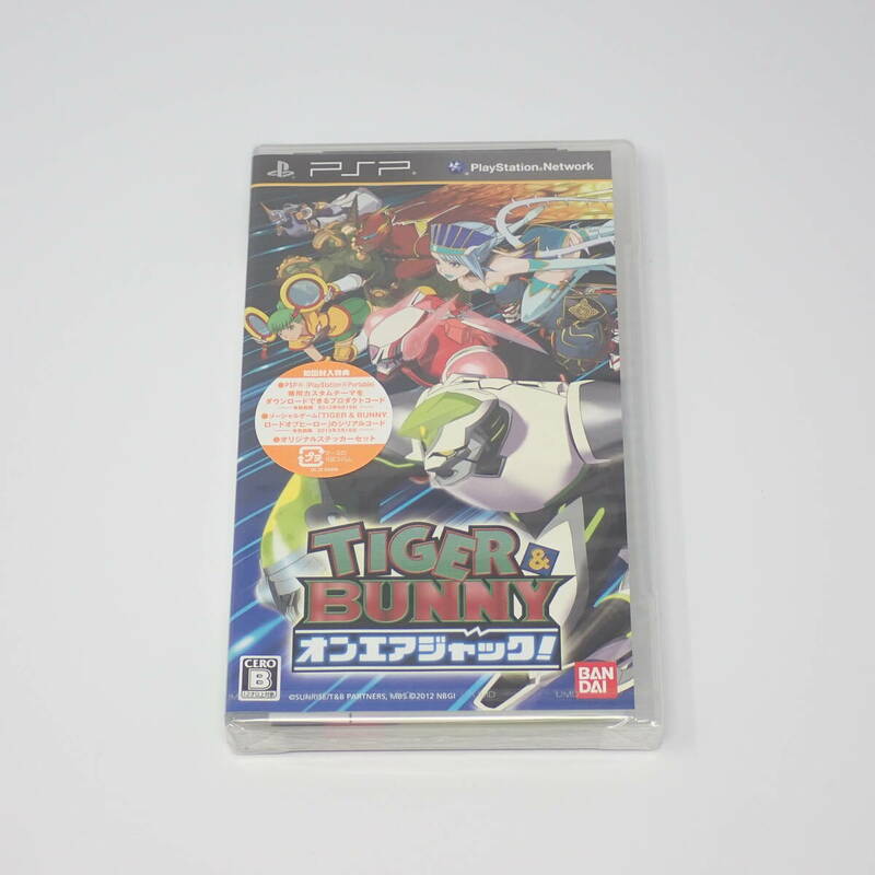 シュリンク未開封品 バンダイナムコゲームス TIGER＆BUNNY オンエアジャック! PSP