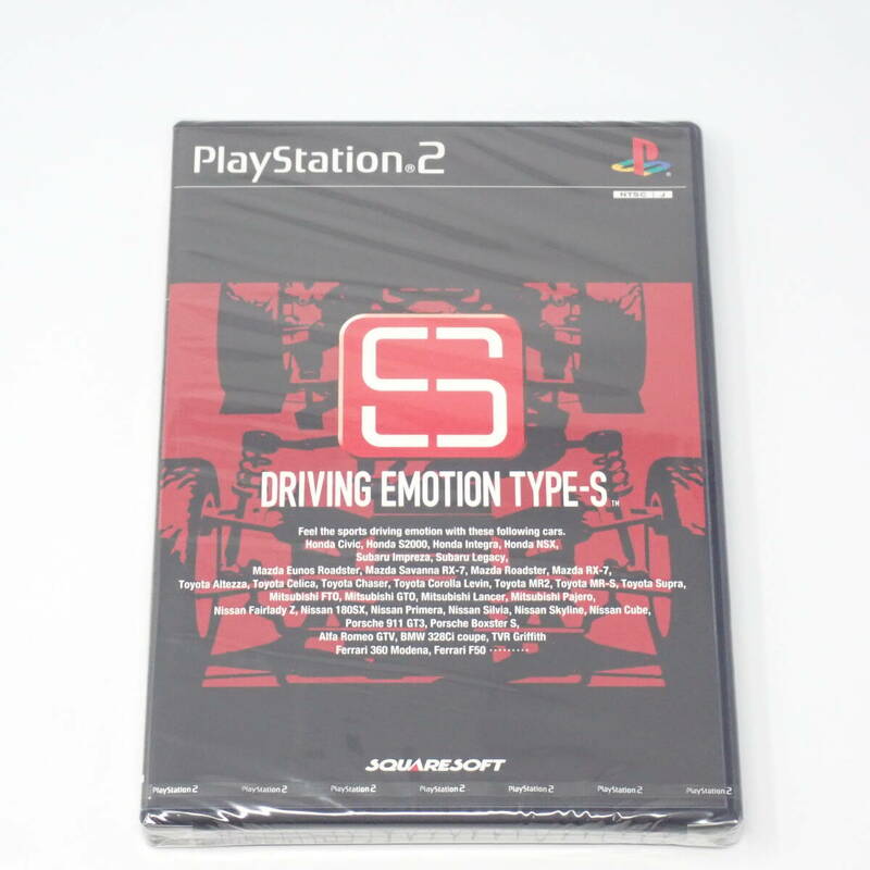 シュリンク未開封品 スクウェアソフト DRIVING EMOTION TYPE-S PS2