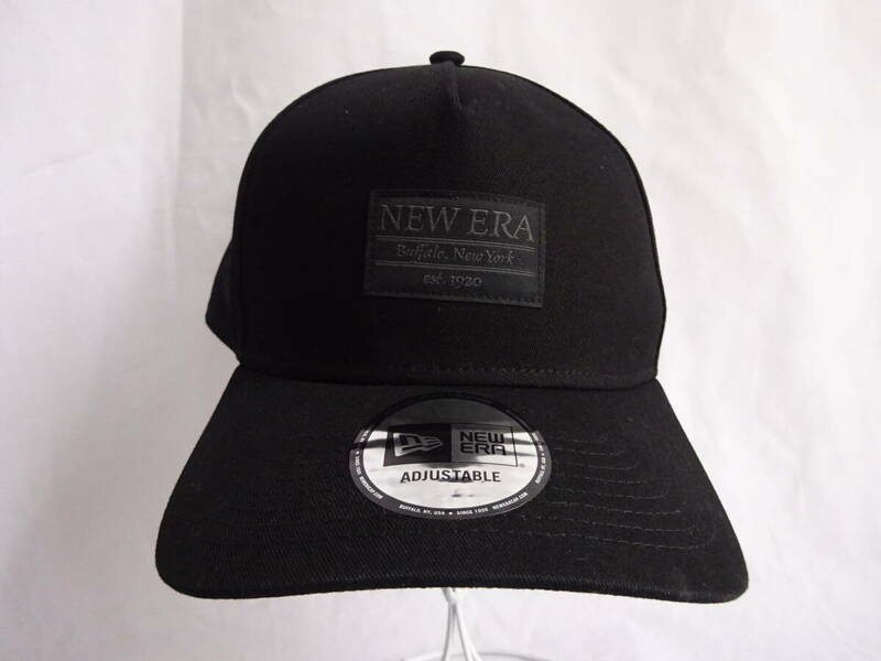 ★☆D-1576 NEW ERA ニューエラ A-Frame メタルフラッグ ウーブンパッチ キャップ 野球帽 中古品☆★