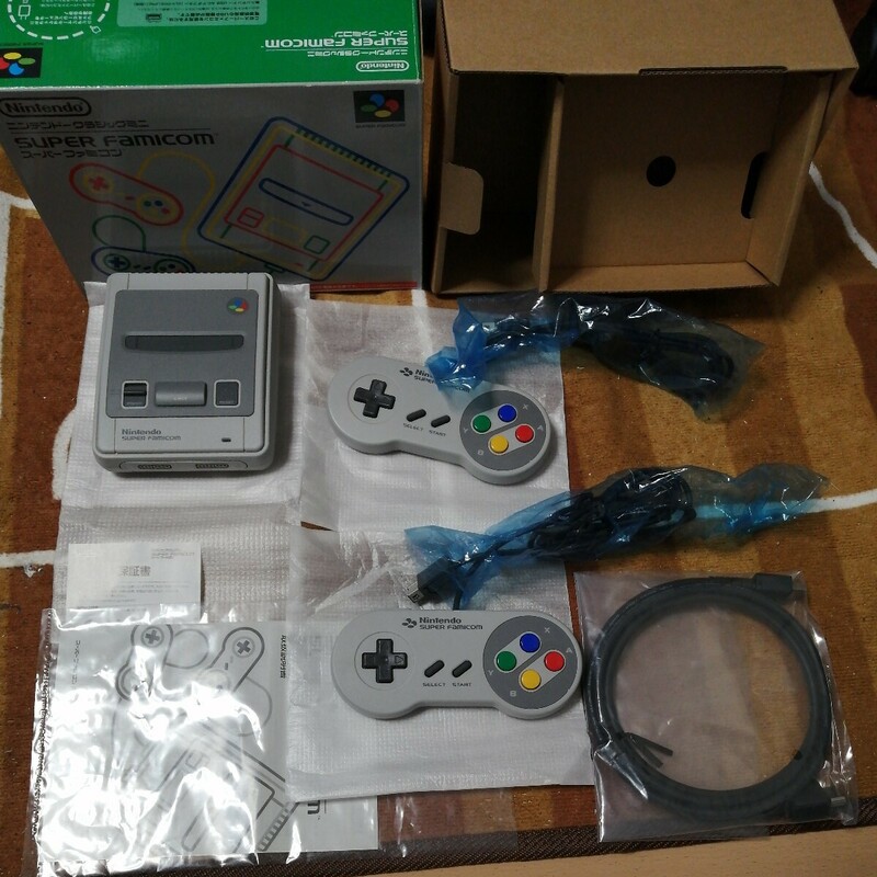 動作確認済 ニンテンドー スーパーファミコン クラシック ミニ USBケーブル欠品 　Nintendo 任天堂