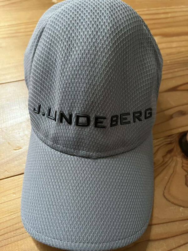 J.LINDEBERG メッシュキャップ Lサイズ ゴルフキャップ グレー 灰色 ジェイリンドバーグ GOLF ゴルフウェア 帽子 CAP キャップ