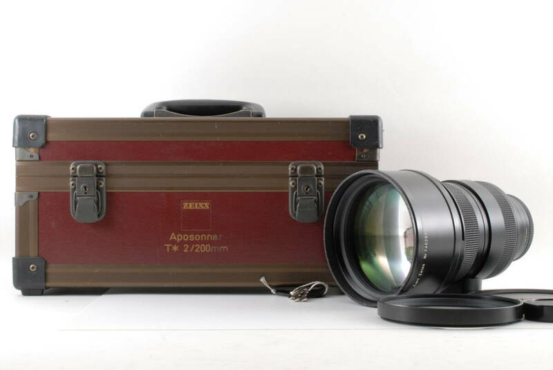 【美品 保障付 動作確認済】 CONTAX Carl Zeiss コンタックス カールツァイス Apo Sonnar T* 200mm f/2 MMJ C/Y Mount MF Lens #Q6485