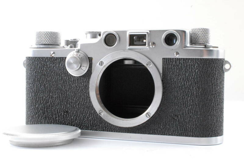 【美品 保障付 動作確認済】 Leica IIIc Shark Skin Rangefinder 35mm Film Camera ライカ レンジファインダー フィルム カメラ #Q7095