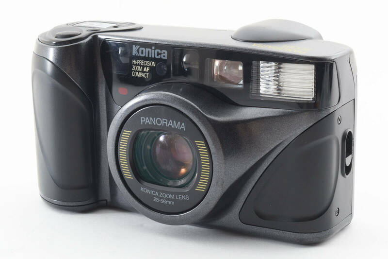 コニカ Konica Hi-Precision Zoom Panorama パノラマ コンパクトフィルムカメラ ブラック [現状品] #2096744