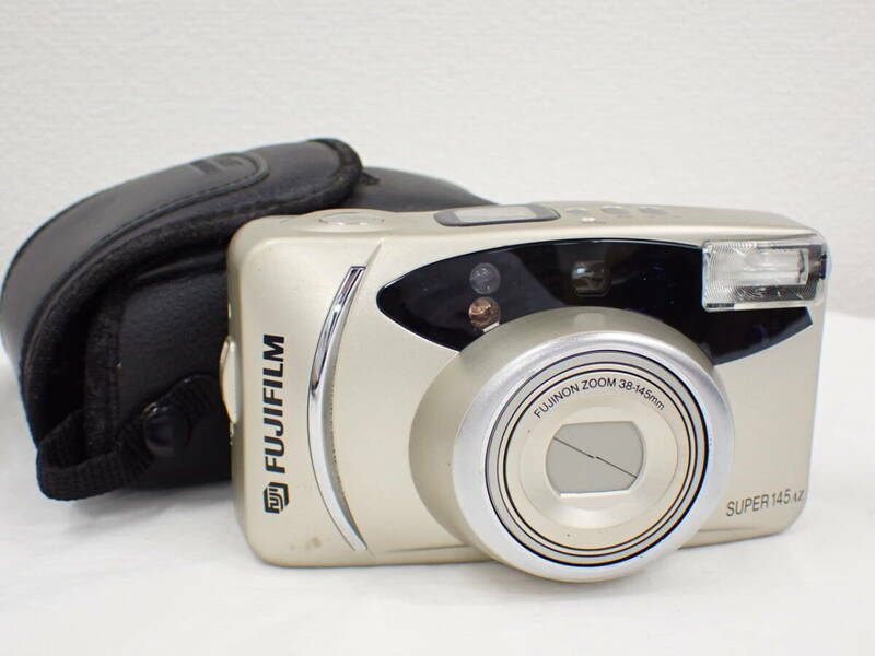 UH1632《1円》《動作OK》富士フィルム FUJIFILM SUPER145AZ コンパクトフィルムカメラ 