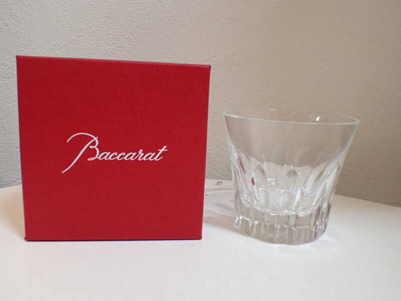 HS-S008-1【美品】Baccarat バカラ ロックグラス　タンブラー　クリスタルガラス　グラス　 ブランド食器　箱あり