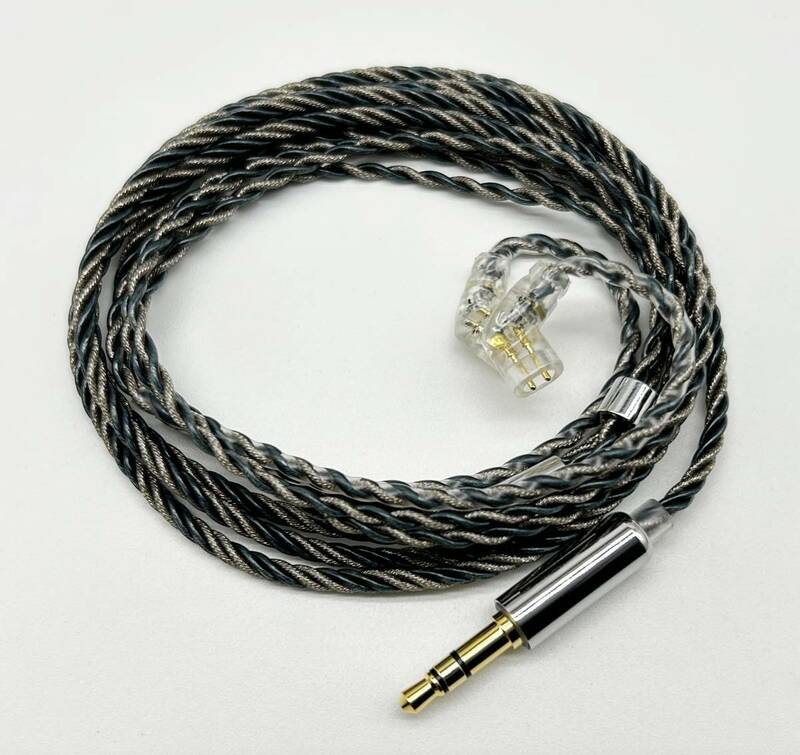 【在庫処分】【JSHiFi-Vampire】QDC3.5mmリケーブル銀箔糸と銅混合 3.5mm交換ケーブル QDCイヤホンアップ