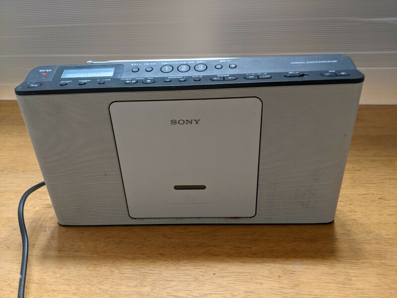 IY1265 SONY ZS-E80 CDラジオ AM/FM/ソニー 動作品 現状品 