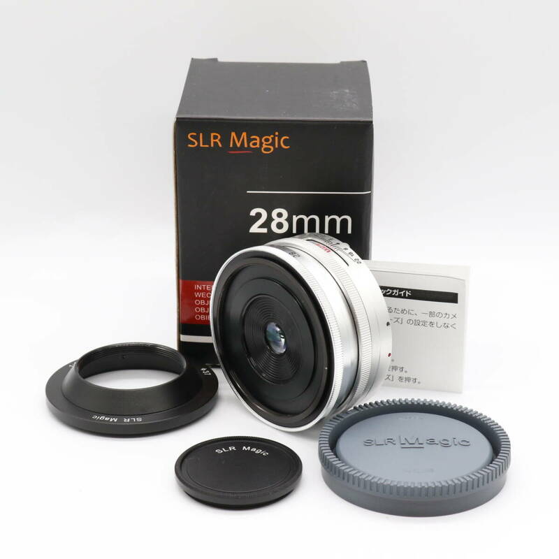 ★良品★ SLR Magic エスエルアールマジック 28mm F2.8 【SONY ソニー Eマウント APS-C用】 #01249