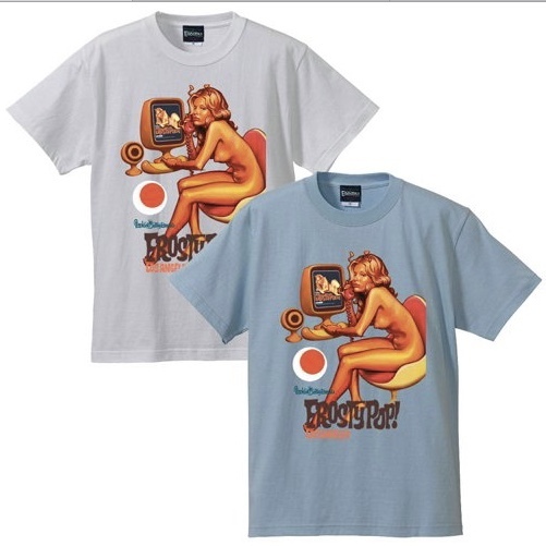 ライトブルーL ロッキンジェリービーン エロスティカ Tシャツ Rockin' Jelly Bean EROSTIKA INTERNET BABY