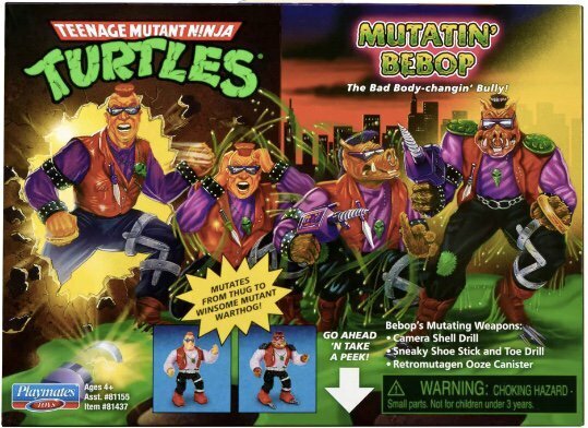 プレイメイツ タートルズ ミューテーション ビーバップ フィギュア Playmates TMNT ミュータントタートルズ MUTATIN' BEBOP