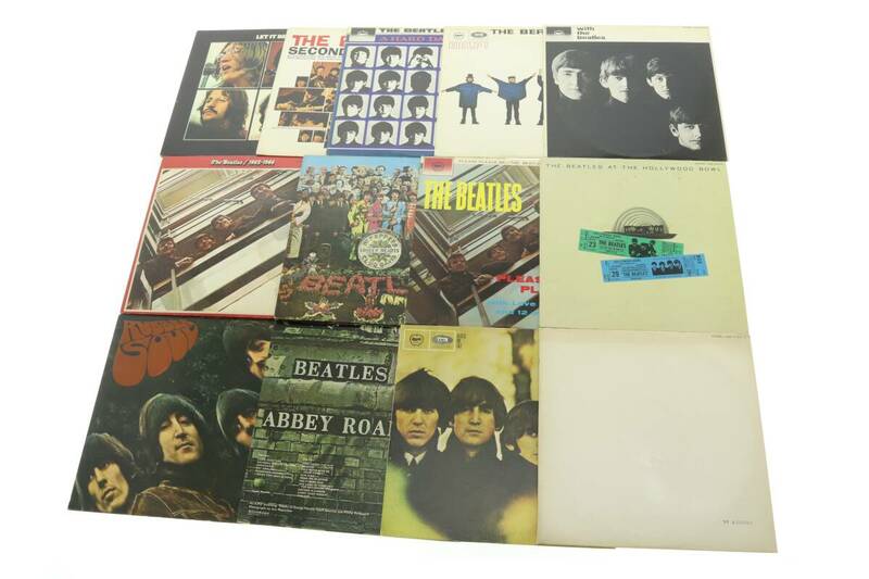 VMPD6-45-11 THE BEATLES ザ ビートルズ レコード LET IT BE HELP! A HARD DAYS NIGHT PLEASE PLEASE ME アルバム 等 13点セット 中古