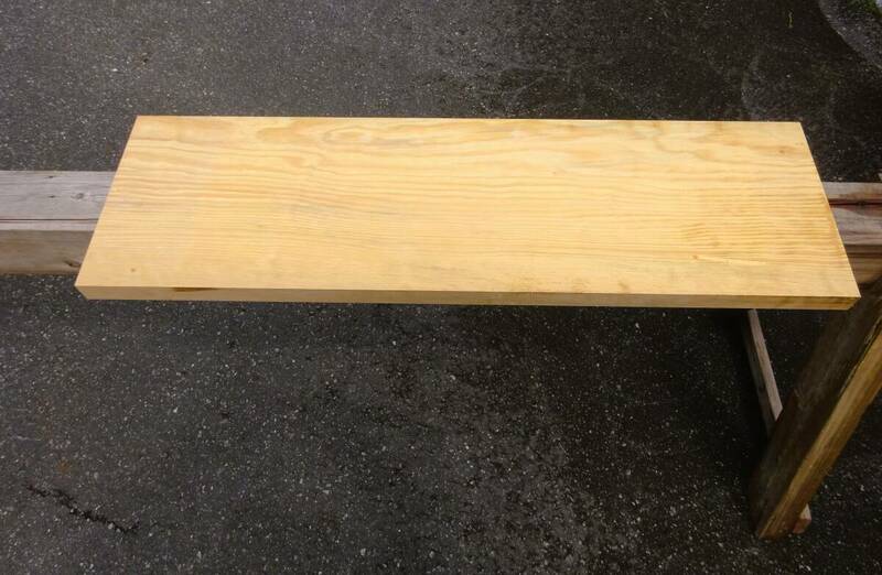 米松 まな板 マナ 棚板 踏板 飾り台 角材 817×240×30 ブロック 乾燥材 無垢 天然木 プレーナー 造作材 板目 看板 外材