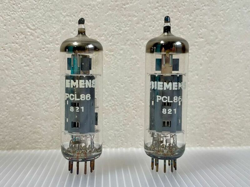 真空管 SIEMENS PCL86 (14GW8) マッチド ペア 1組 計2本 中古品 動作確認済 / シーメンス ドイツ ミニワッター