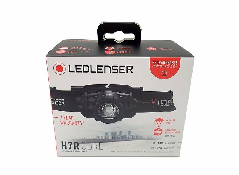 LEDLENSER/レッドレンザー 充電式LEDヘッドライト/ヘッドランプ H7R CORE 新品