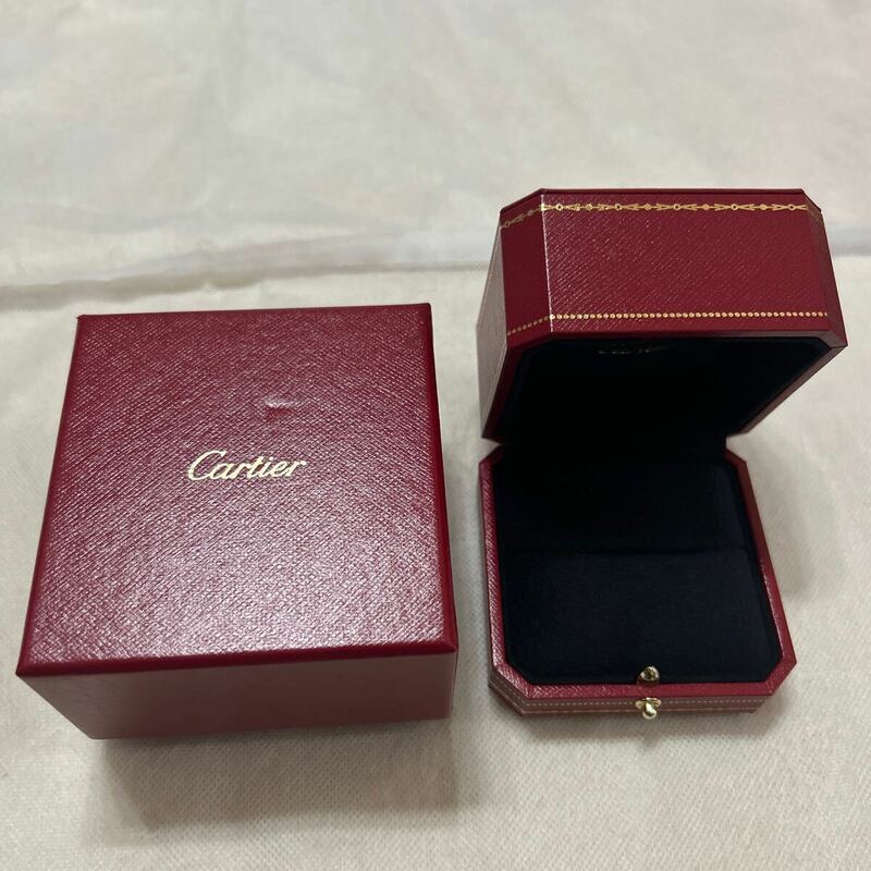 カルティエ　リング　指輪　空箱　BOX 空き箱　箱　化粧箱　Cartier リングケース ジュエリーケース アクセサリー　指輪ケース