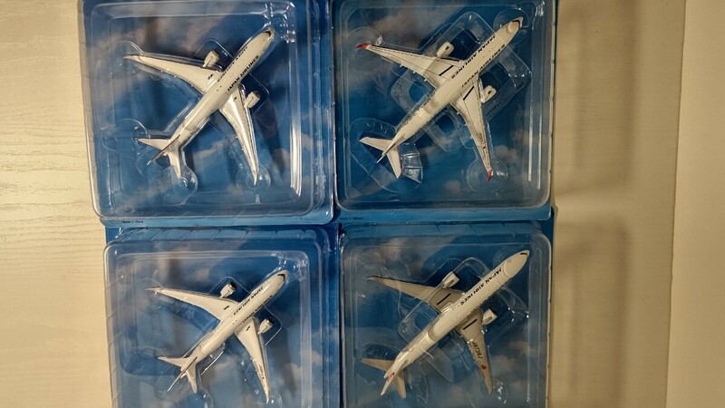 1/400 ディアゴスティーニ JAL旅客機コレクション 5機セット ヤフオク出品⑱　BOEING 787-9 / 777-300ER / AIRBUS 350-900