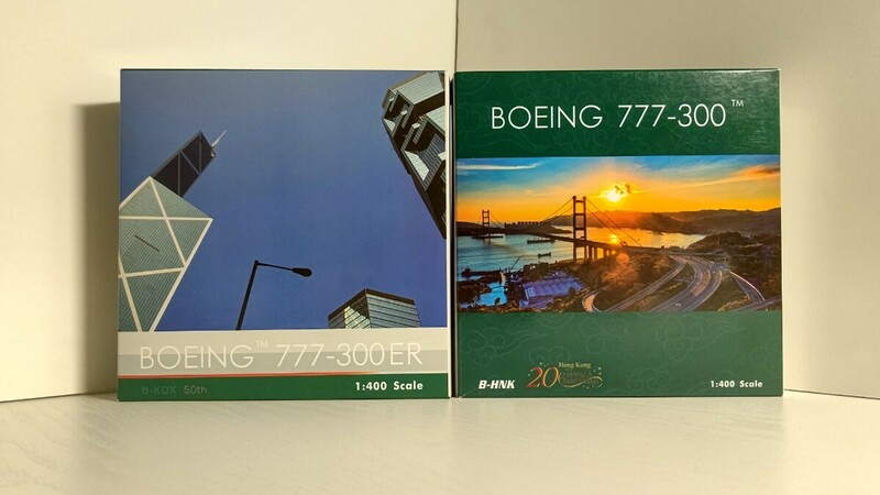 1/400 Phoenix Cathay Pacific Airlines キャセイパシフィック航空 BOEING 777-300ER / 777-300 旅客機　2個セット