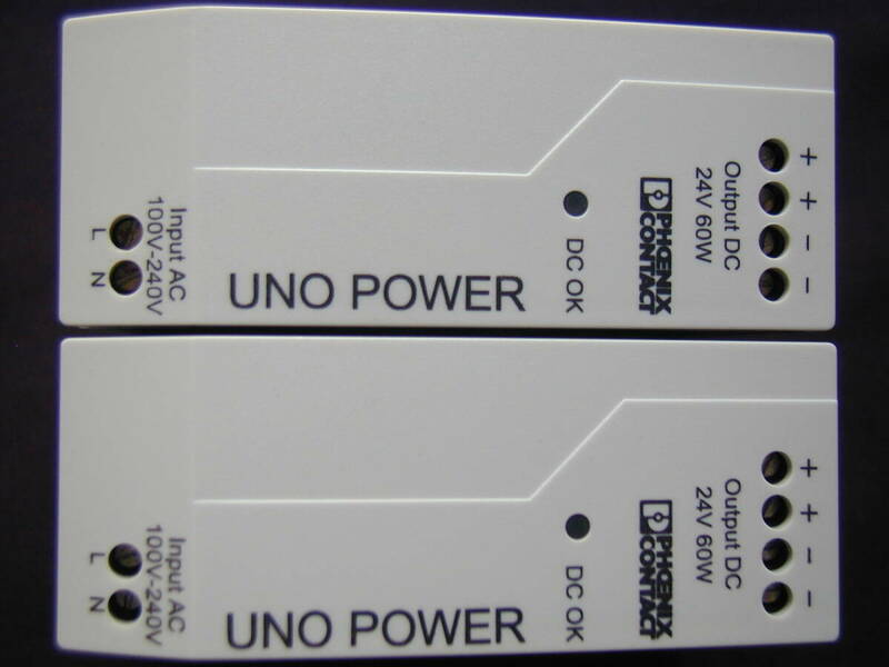 【美品】Phoenix Contact フェニックス・コンタクト UNO-PS/1AC/24DC/60W 2個セット 電源 長期保管品