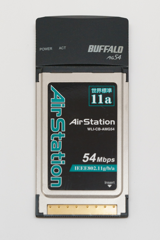 Buffalo AirStation Cardbus Wi-Fi カード WLI-CB-AMG54 (動作未確認)