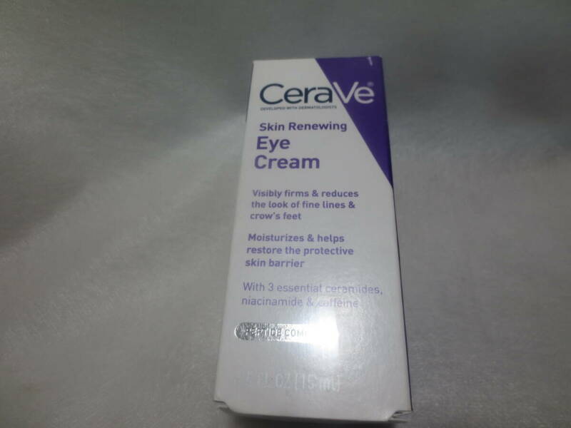 新品 セラヴィ スキン リニューイング アイクリーム 無香料 15ml Cerave Skin Renewing Eye Cream 