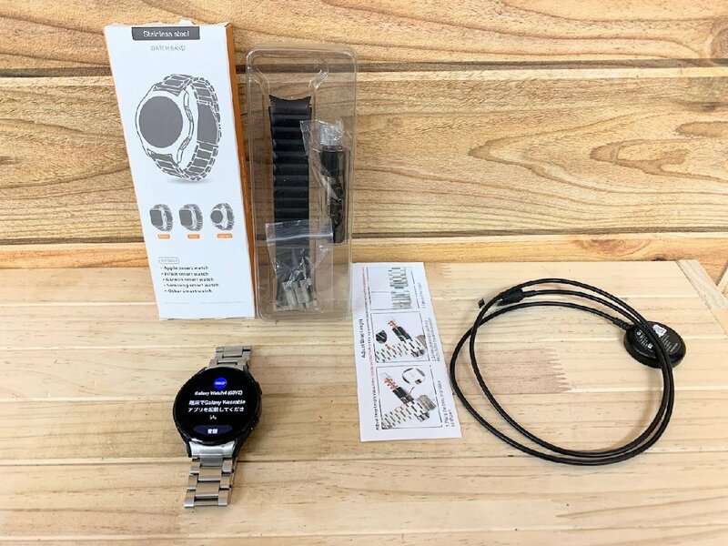 ■【中古】SAMSUNG Galaxy Watch4 44mm ブラック SM-R870NZKAXJP スマートウォッチ