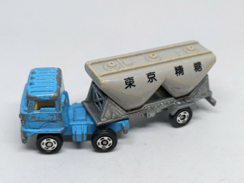 トミカ 日野 セミトレーラー 運搬車 東京精糖 日本製 TOMICA