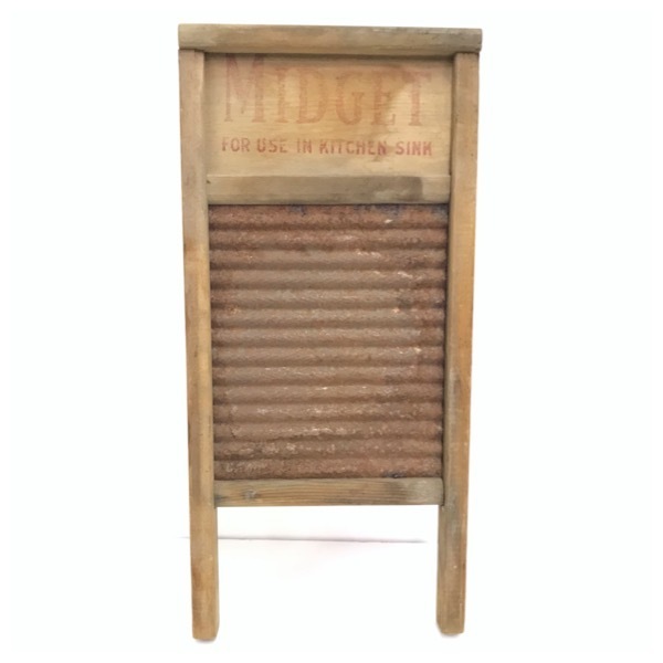 ビンテージ アンティーク インテリア 洗濯板 ウォッシュボード ウッド 木 金属 置物 アメリカン オールド MIDGET レトロ NATIONAL D-1734