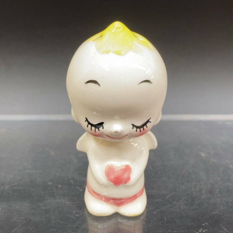 内藤ルネ 天使 陶器製 マスコット レトロポップ ヴィンテージ 当時物 昭和レトロ RUNE 60's 人形 可愛い