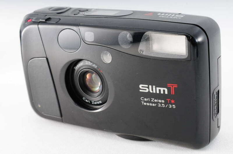 KYOCERA 京セラ キョウセラ Slim Ｔ Carl Zeiss Tessar 35mm F3.5 T コンパクトフィルムカメラ #704