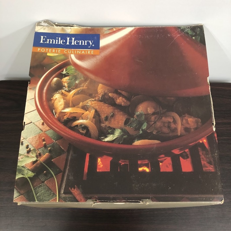 【IT8B975VUZCO】Emile Henry エミール・アンリ タジン鍋 鍋 調理器具 蓋つき 赤 箱