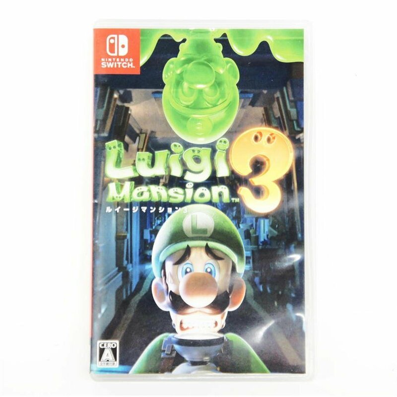【良品】Nintendo ニンテンドー 任天堂/Nintend Switch ルイージマンション3 Luigi Mansion3/75