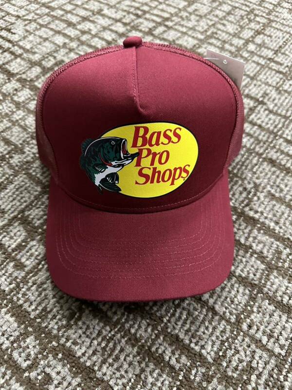 【新品】BASS PRO SHOPS メッシュキャップ キャップ バスプロ バスプロショップス 帽子 カーディナル　cardinal
