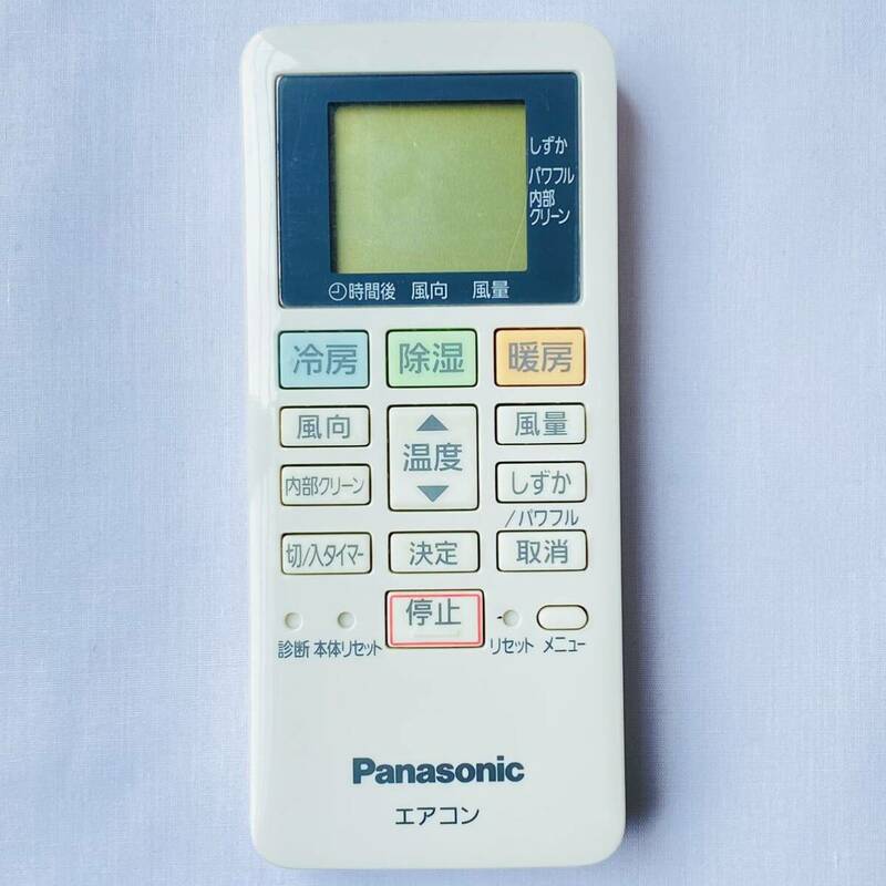 【送料無料】良品 Panasonic パナソニック エアコン ACXA75C17640 リモコン 純正品 中古 動作確認済み 現状品