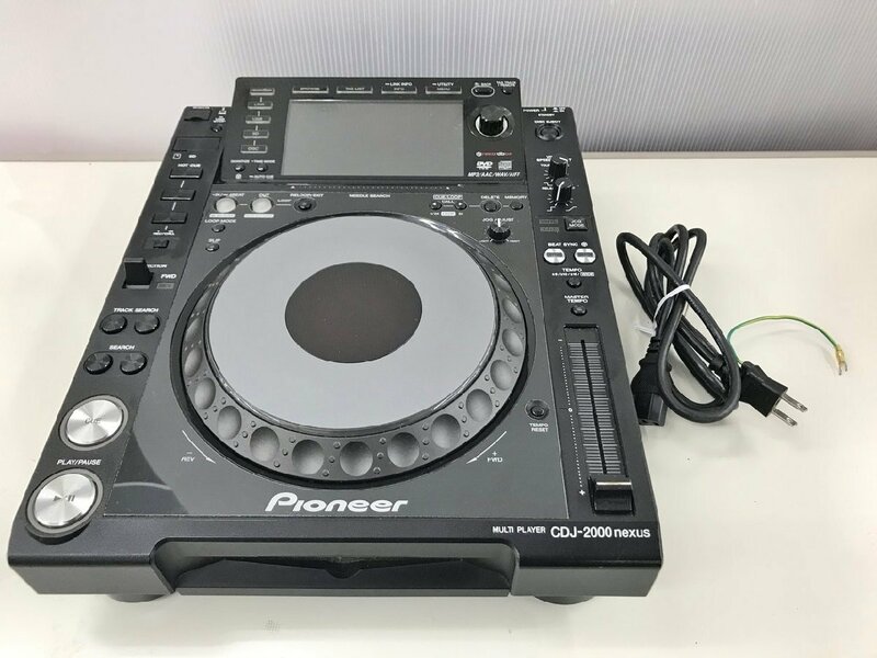 パイオニア Pioneer DJマルチプレーヤー CDJ-2000NXS 2015年製 音響機材 ターンテーブル 箱付き ジャンク → 2403LS904