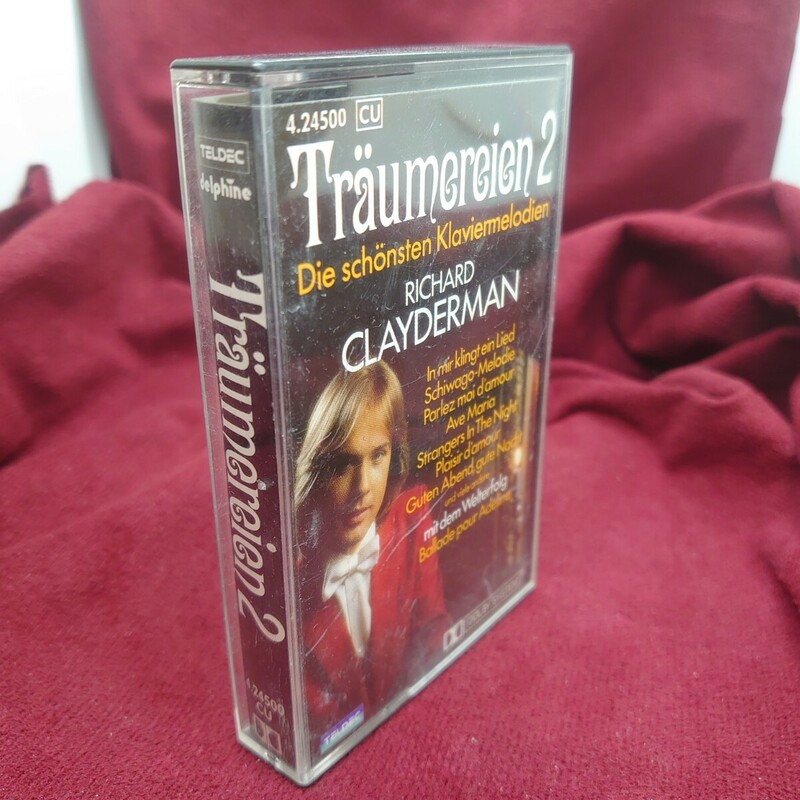 366【カセットテープ】ドイツ盤 RICHARD CLAYDERMAN/リチャード クレーダーマン Traumereien2 イージーリスニング ピアノ