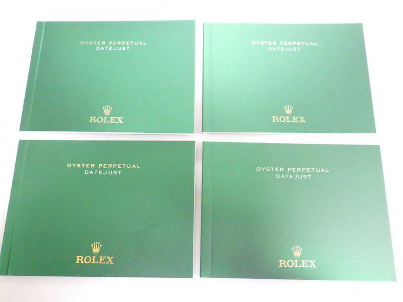 ROLEX ロレックス デイトジャスト冊子 英語表記 4点　№2695