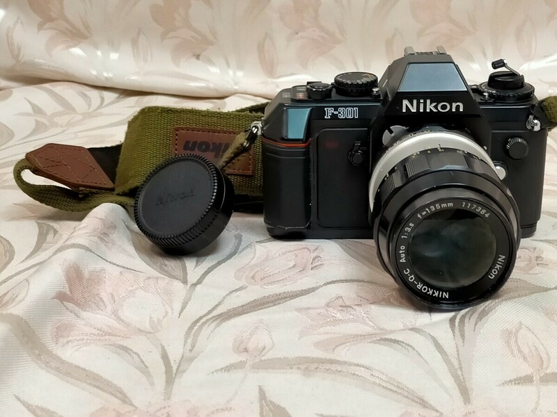 Nikon　ニコンF-301　レンズ　NIKKOR-Q・C　AUTO　1:3.5　f135mm/