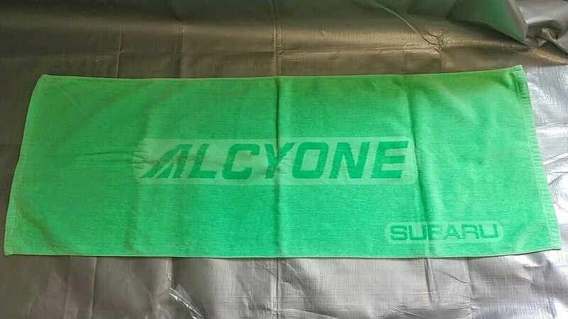 超希少品 スバル アルシオーネ スポーツタオル 販促品 ノベルティ 非売品 SUBARU 初代 ALCYONE 当時物 旧車 グッズ