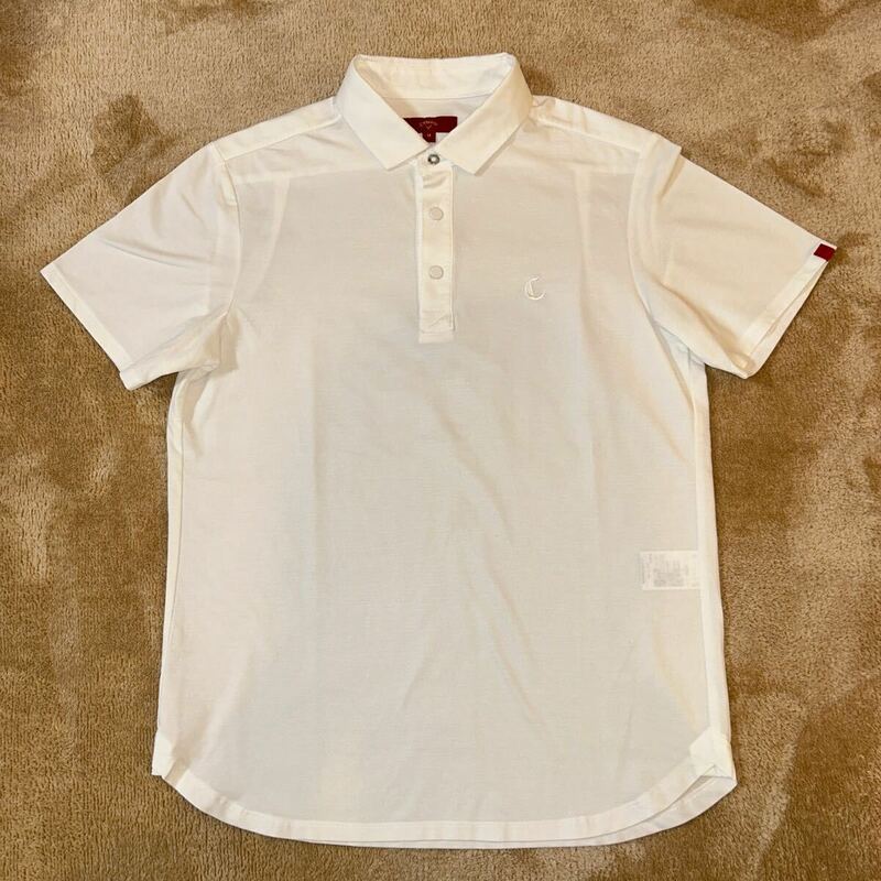 キャロウェイの半袖ポロシャツ 白 ゴルフウェア　キャロウェイゴルフ　メンズMサイズ